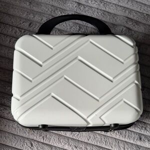 White Textured Men's Bag